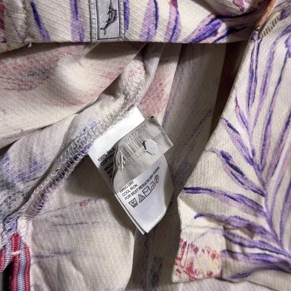 Tommy Bahama Camp Shirt Mens Size XXL Silk Tropical Floral Hawaiian Aop NWT - Picture 3 of 8